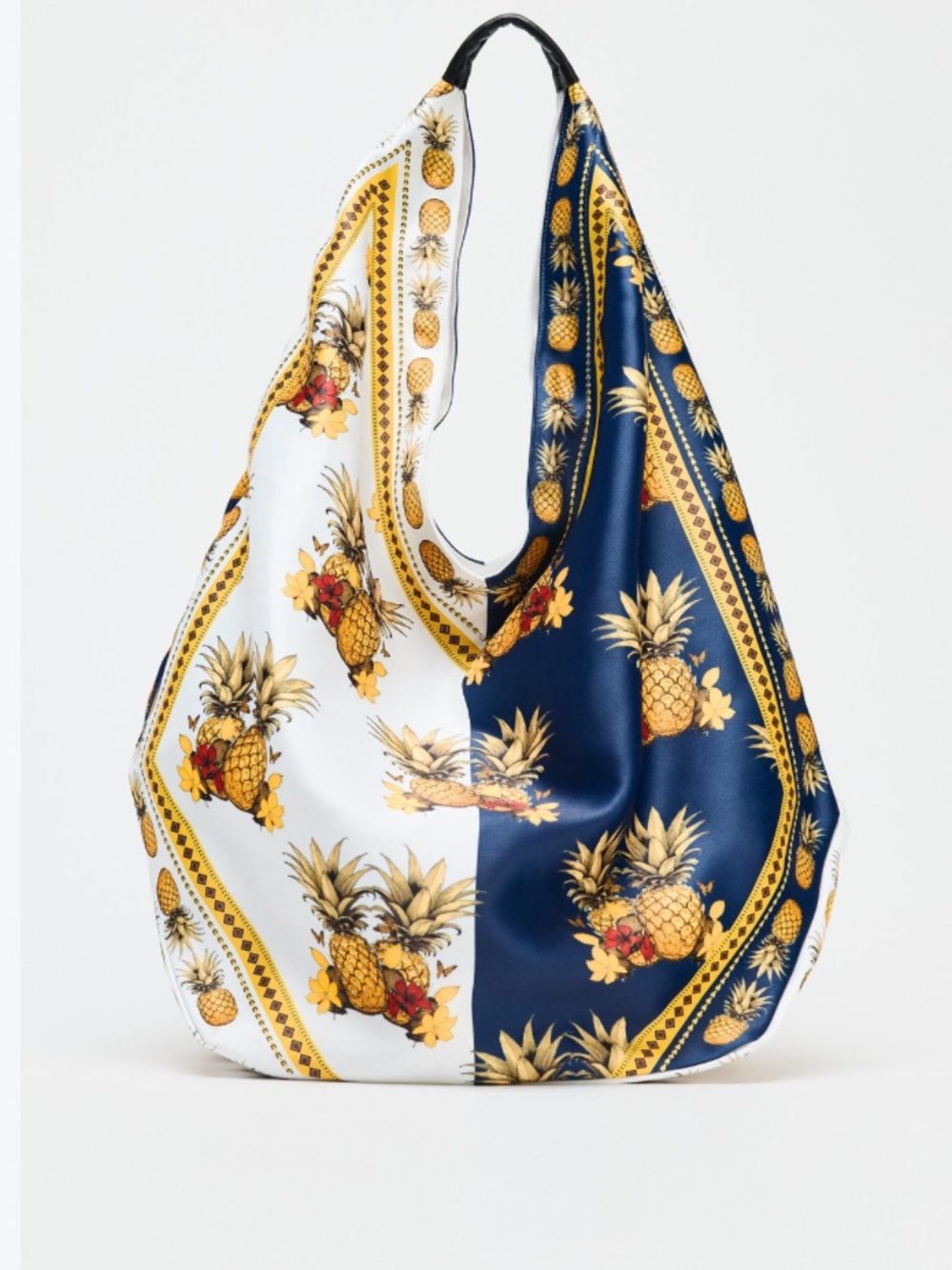 NWT!! Zara New Woman Multicolored Print Shopper Bag
